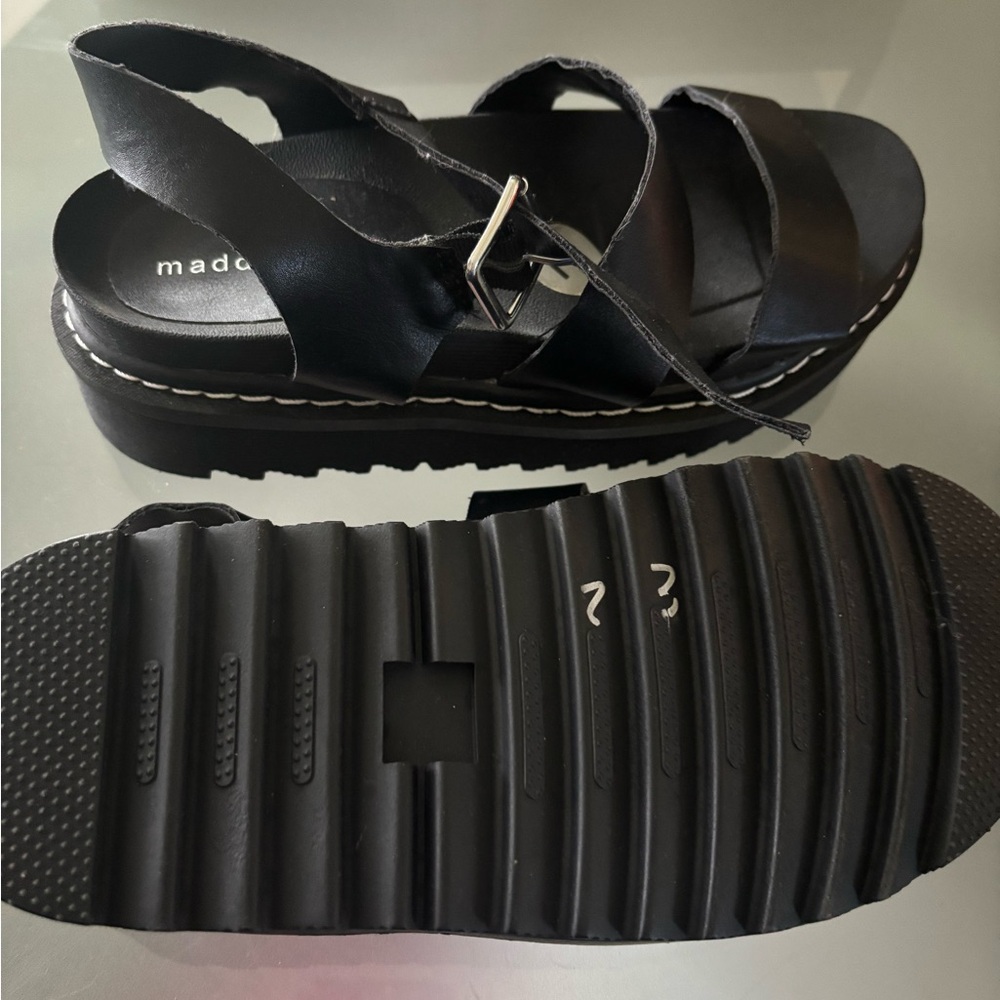 Madden Girl Black Sandals